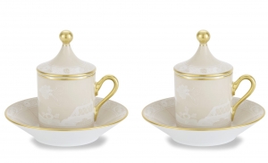 Ginori Oriente Italiano Meringa Coffee Set